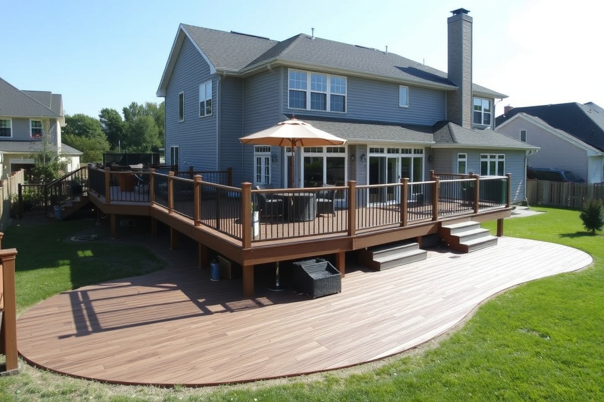 24 inch on center composite decking