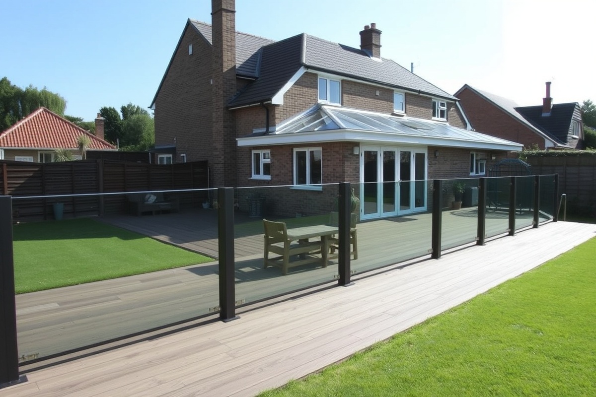 300mm wide composite decking