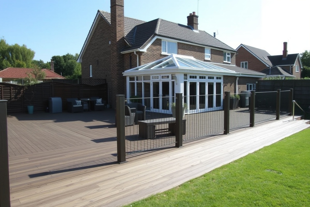 4 mtr composite decking