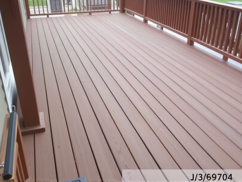 4m hollow composite decking