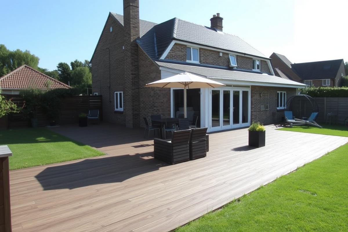 4m solid composite decking