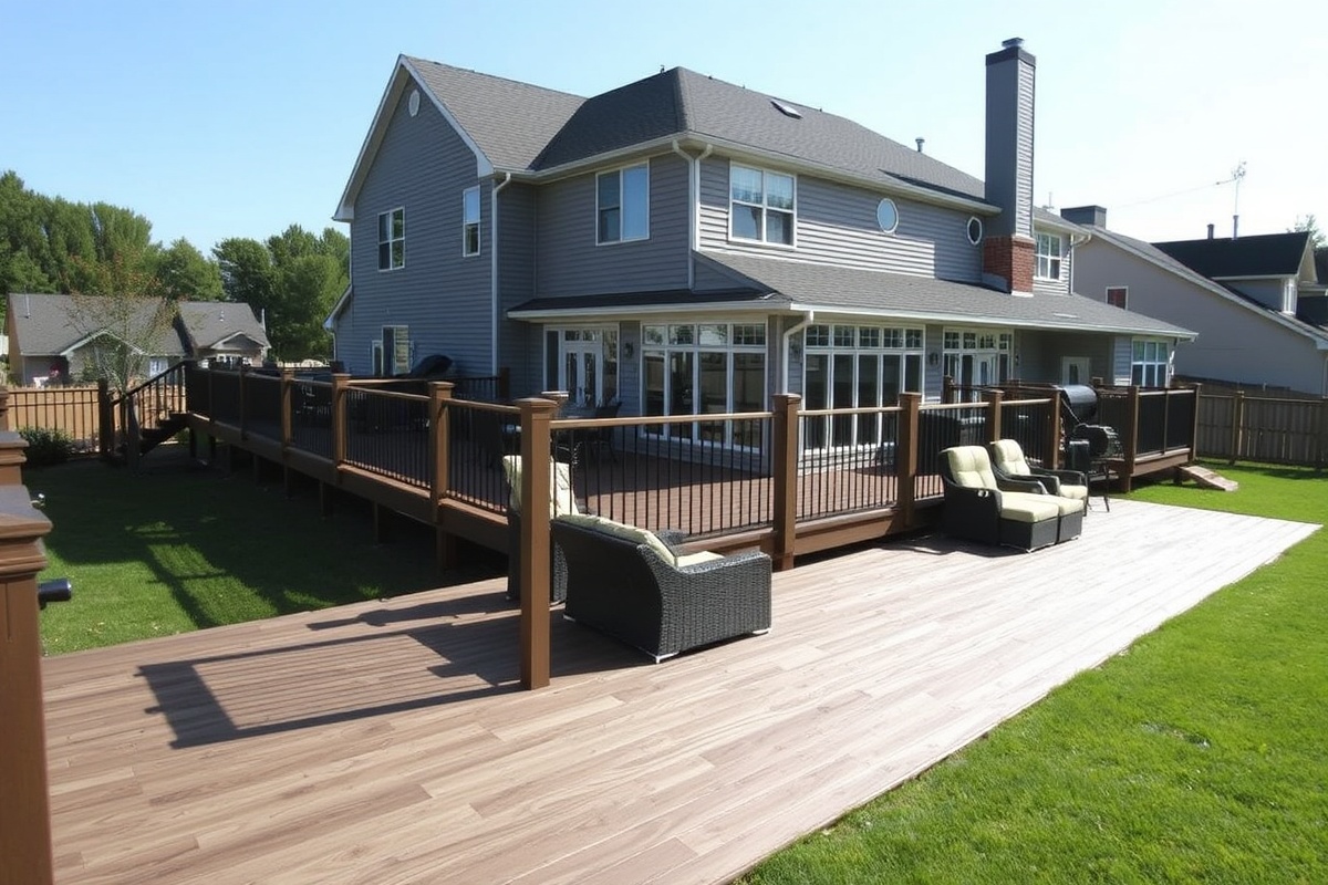 5 4 composite decking at menards