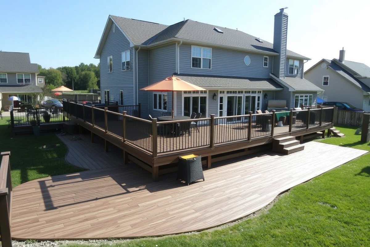 6 wide composite decking