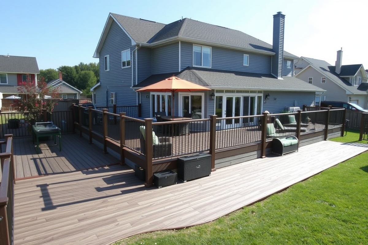 8' composite decking