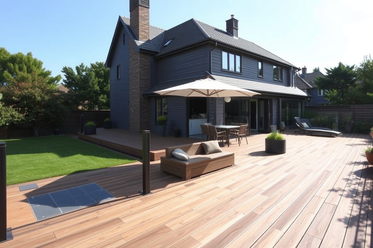 acacia composite decking