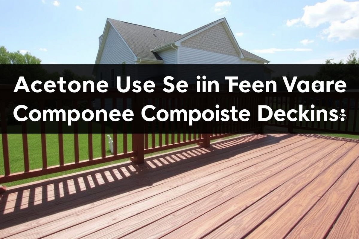 Acetone Use in Treating Composite Deck Stains