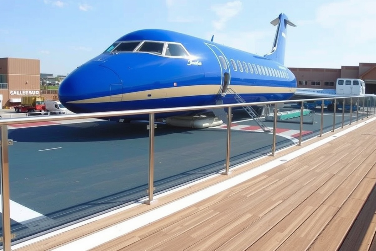 aerospace composite non slip decking