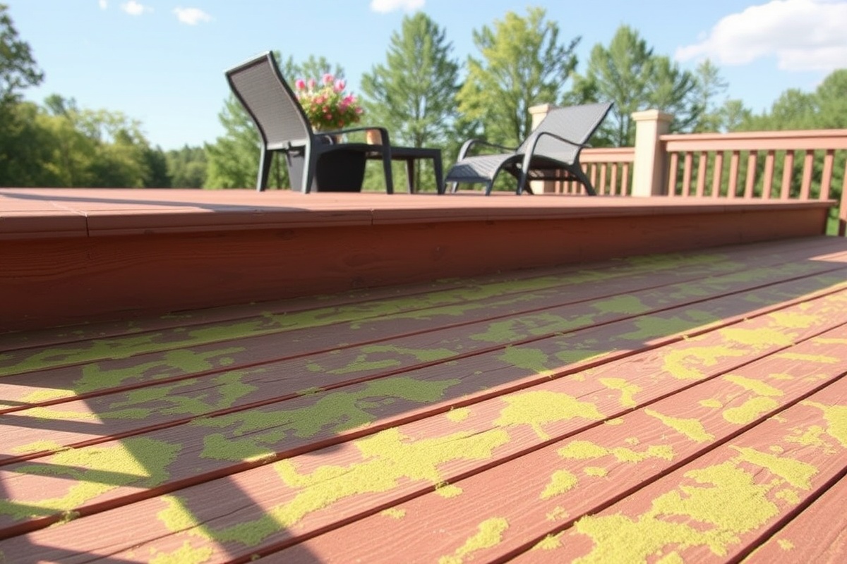 algae on composite decking