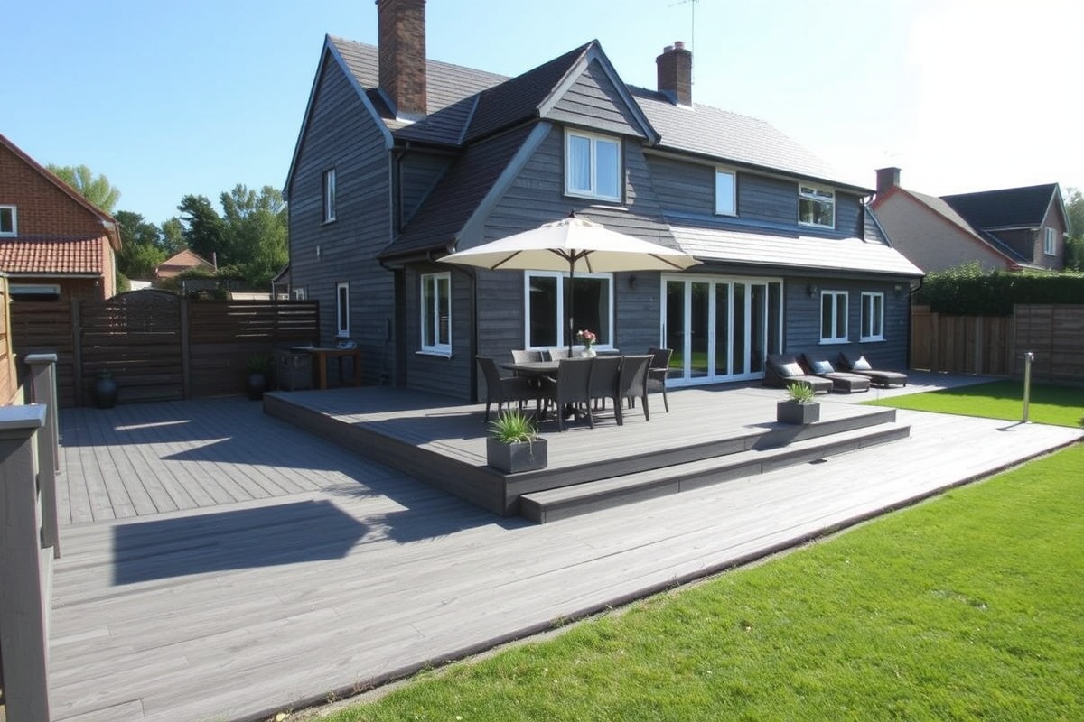 alpine grey composite decking