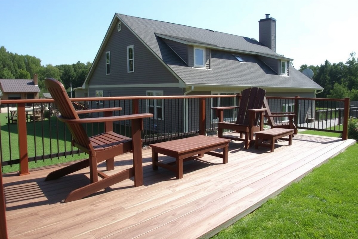 amish furniture made with composite decking