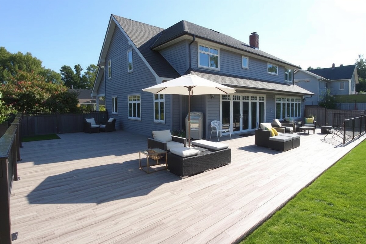 arctic quartz composite decking