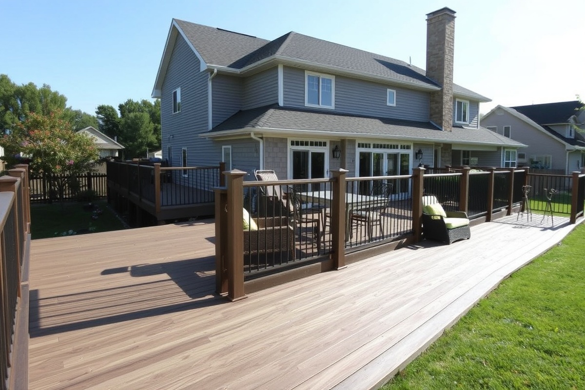 armadillo composite square edge capped decking