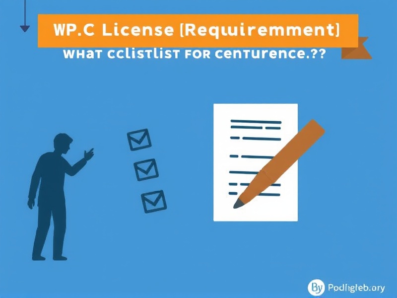 WPC Licence Requirements: A Checklist for Compliance