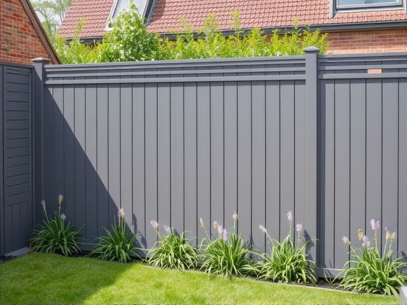 WPC Grey Privacy Fencing: A Sustainable Choice for Modern Gardens