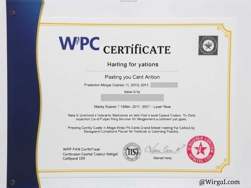 wpc noc certificate